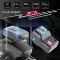thumbnail image 1 of Hot Shoe Flash Lamp 16 canales Radio Wireless Remote Speedlite Flash Trigger Likrtyny Para estrenar, 1 of 7