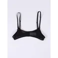 thumbnail image 3 of Women Sheer Mesh Unlined Bra Ultra Thin See Through Lace Trim Bralette, 3 of 5