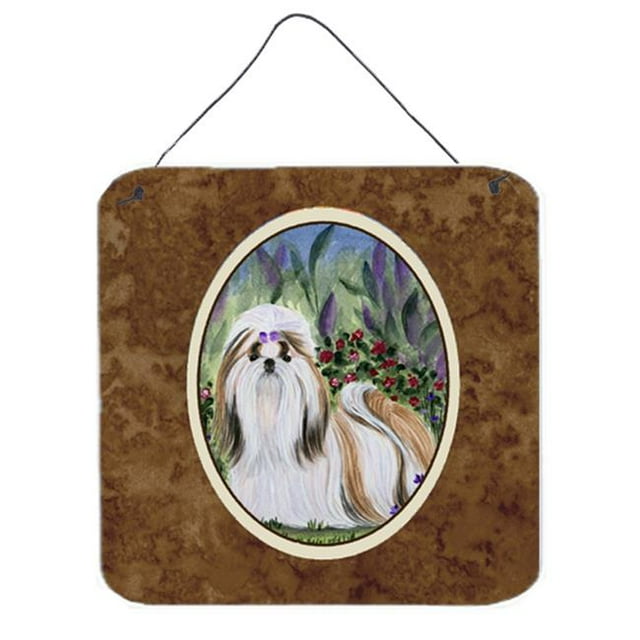 Shih Tzu Aluminium Metal Wall Or Door Hanging Prints - 6 x 6 In.
