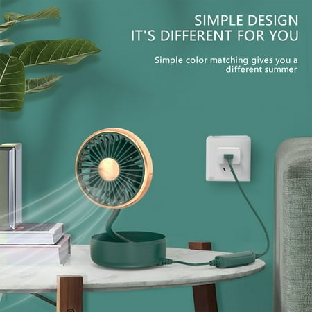 

New Year Reset Dvkptbk Electric Car Cool-ing Fan With 360 Degree Adjust-able Low Noise Automobile Vehicle Fan For Car Truck ( Plug-in Version )