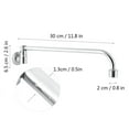 thumbnail image 2 of Qiilu Restaurant Kitchen Faucet,G1/2  Wall Mounted Single Hole Restaurant Kitchen Sink Water Faucet Cold Water Tap, 2 of 8