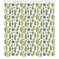 thumbnail image 3 of Ambesonne Cactus Shower Curtain, Tropical Foliage Motif, 69"Wx70"L, Green Reseda Green, 3 of 3