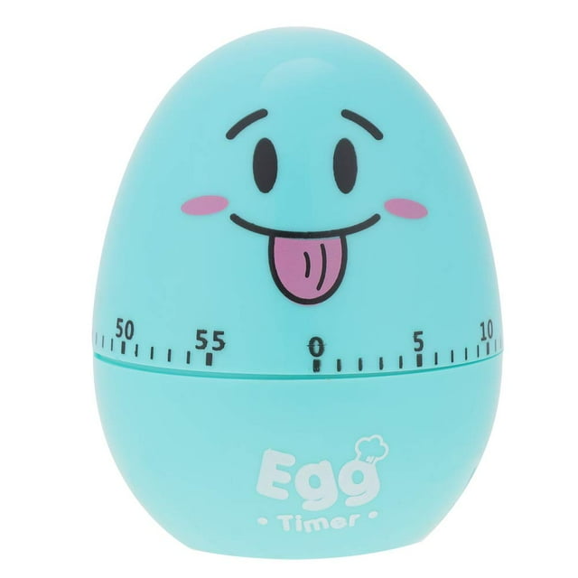 Lindos temporizadores de maquinaria de huevos de dibujos animados 60 minutos Temporizador mecánico de cocina Reloj de alarma ruidosa Contadores Mini temporizador manual de tamaño