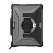 UAG Microsoft Surface Pro 11/10/9 Case with Built-in Kickstand Hand & Shoulder Strap Pen Holder Compatible with Type Cover Keyboard Rugged Protective Cover, Plasma Ice