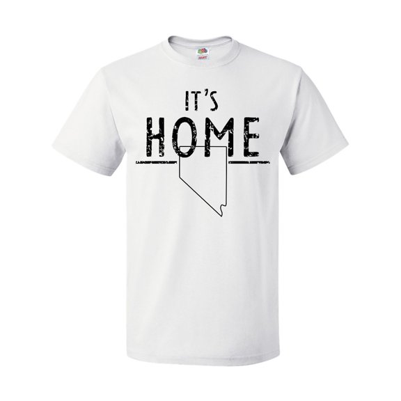 Inktastic It's Home- State of Nevada Outline Distressed Text T-Shirt