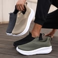 thumbnail image 4 of Men's Wide Width Slip-On Walking Shoes, Breathable Lightweight Sneakers for Hiking, Travel, Gym Training and Everyday Comfort, 4 of 9