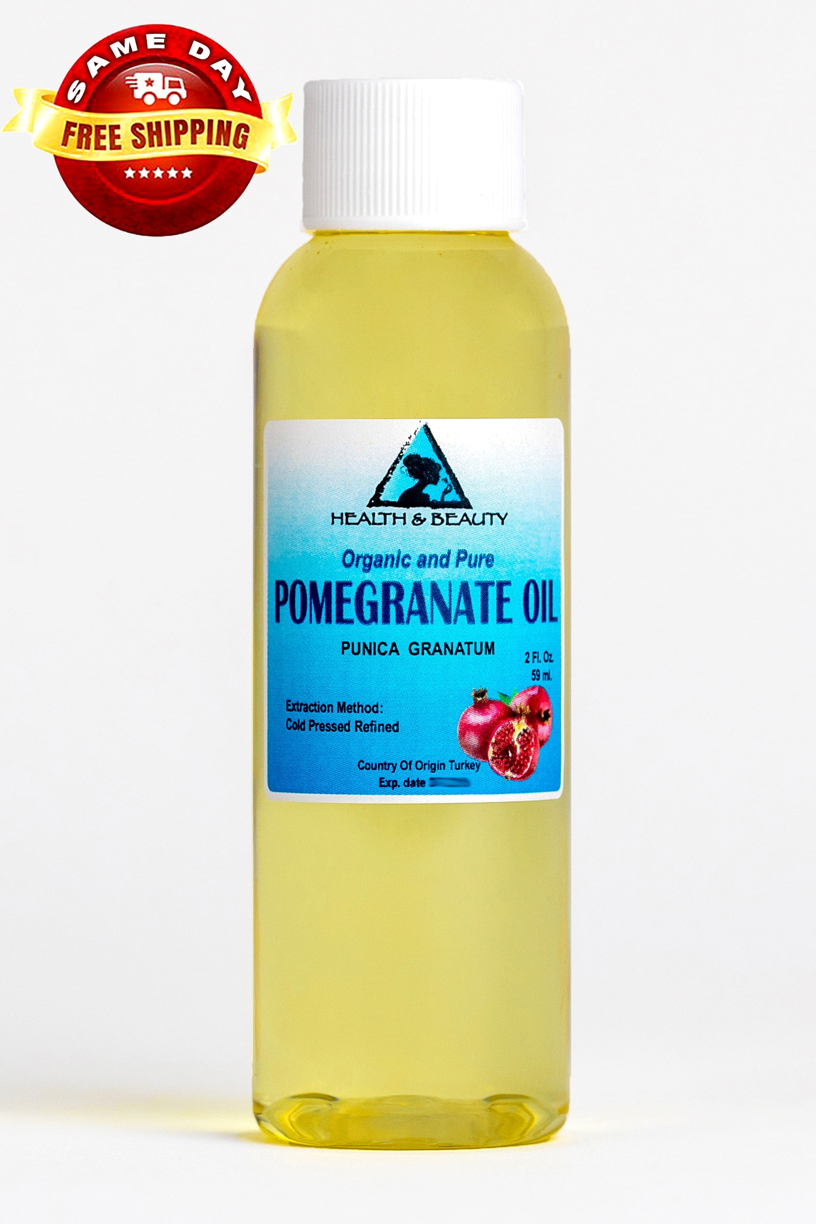 POMEGRANATE SEED OIL REFINED ORGANIC COLD PRESSED NATURAL FRESH 100% PURE 2 OZ