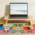 thumbnail image 5 of Large Extended Mouse Pad 35.4 x 15.7 Inch, Cute Dogs Gaming Desk Mat with Non-Slip Rubber Base, Stitched Edges, 5 of 7