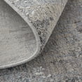 thumbnail image 5 of HomeRoots 514238 8 ft. Taupe Tan & Blue Abstract Power Loom Distressed Stain Resistant Runner Area Rug, 5 of 8