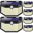 thumbnail image 1 of Luces Solares de Pared para Exterior HMCITY 120 LED con Sensor de Movimiento IP65, 1 of 6