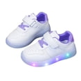 thumbnail image 3 of WXFAZCVU Kids Light Up Sneakers Boys Versatile and Lightweight Sport Shoes Everyday Wear Size 8.5, 3 of 5