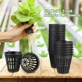 thumbnail image 3 of 60 Pack 2 Inch Net Cups Slotted Mesh Wide Lip Filter Plant Net Pot Bucket Basket for Hydroponics, 3 of 8