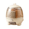 thumbnail image 1 of Distributeur de Riz 5 Grille 360 Degrés Rotatif Grande Capacité Conteneur de Stockage de Grain, 1 of 14