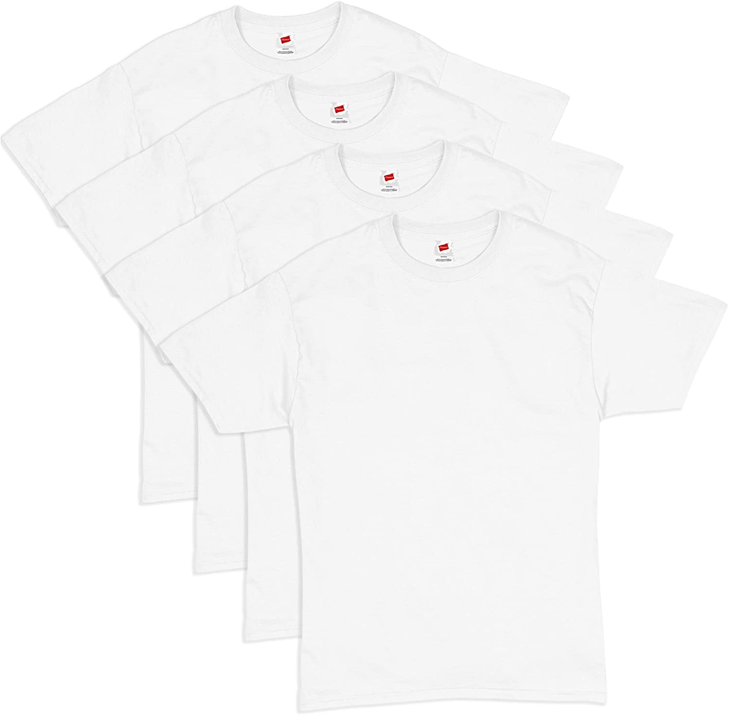Hanes Men's Essentials Short Sleeve Tshirt Value Pack (4pack