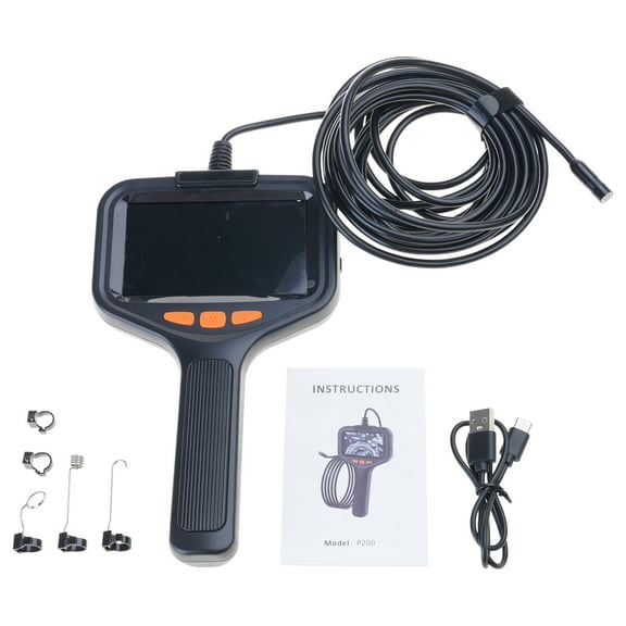 1080P High Resolution Inspection Camera 4.3 Inch Screen Easy Carry Borescope for Automotive Machinery Maintenance