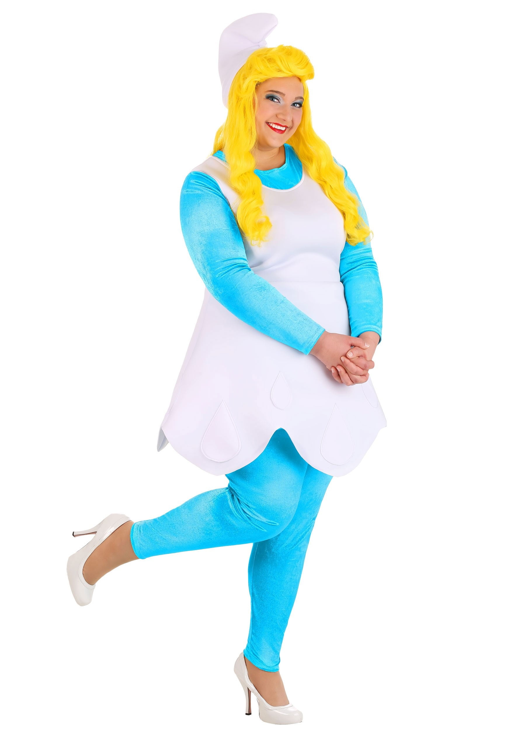 The Smurfs Color Style Smurfette Chic Decorate Her Dress Hat & Shoes for sale online 