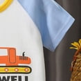 thumbnail image 5 of NOLDARES Toddler Boy Shirts Car T-Shirt for Boys Graphic Crewneck Tees Little Kids Summer Short Sleeve Cotton Tops(Light Blue,6-8 Months), 5 of 7