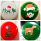 thumbnail image 2 of Globos decorativos navideños gruesos de 10 pulgadas, diseño de fiesta navideña, decoración del festival de Benue, suministros de globos de color verde oscuro y rojo, 2 of 5