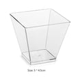 thumbnail image 3 of 50 Uds. Vasos desechables de plástico transparente para yogurMoussespostresaperitivos, 3 of 5
