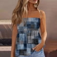 thumbnail image 2 of Women s Strapless Floral Print Tube Top Casual Loose Fit Sleeveless Blouse Multiple Vibrant Pattern Options Soft Lightweight Fabric Comfortable Summer Daily Bohemian Top, 2 of 6
