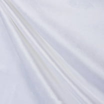 Valentina Textiles Inc Royal Velvet Fabric by the Yard(10 Yard, White )