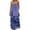 Navy, variant on Backless Cami Dresses for Women Sleeveless Spaghetti Strap Back Tie Outfits Crew Neck Gradient Dress Summer Vacation Outfits
