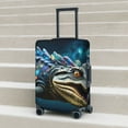 thumbnail image 5 of Uemuo Starry Sky Colorful Crocodile Printed Washable Luggage Cover - Fashion Suitcase Protector Fits 18-32 Inch Luggage -Medium, 5 of 9