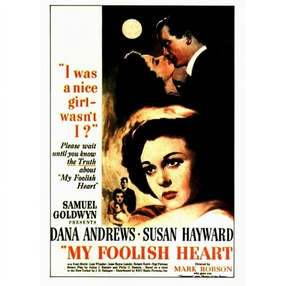Posterazzi MOVGJ4172 My Foolish Heart Movie Poster - 27 x 40 in.