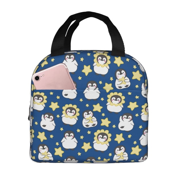 Balery Star Penguin Bolsa de Almuerzo Aislada – Caja de Almuerzo con Papel de Aluminio Grueso, Mantiene la Comida Fresca por 4 Horas