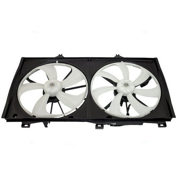 Radiator Fan Assembly - Compatible with 2007 - 2009 Toyota Camry Sedan 4-Door 2.4L 4-Cylinder Naturally Aspirated DOHC GAS 2008