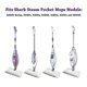 thumbnail image 2 of 2 almohadillas limpiadoras de vapor de repuesto compatibles con Shark Professional Steam Pocket Mop S 3500 Series S 3501 S3601 S 3550 S3801 S 3901 Se450 Afortunado Sencillez, 2 of 5
