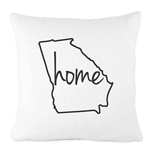 Multicolor 18x18 Oregon Home Merch Home with Oregon State Outline Throw Pillow