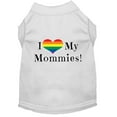 thumbnail image 4 of Pet Dog  Cat Shirt Screen Printed, "I Heart My Mommies", 4 of 11