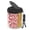 Transparent Black, variant on Pill Bottle Organizer with 7 Large Compartments, Pill Dispenser for Travel, Supplement Organizer with Anti-Mixing Design, BPA-Free Pill Container with 20 Pcs Labels, Black
