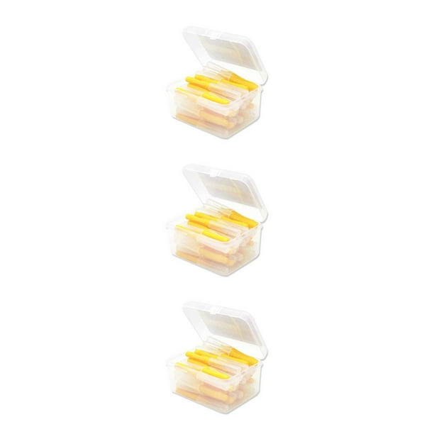 Vogacara 40 Uds. Cepillo interdental flexible Push-Pull cepillos de de plástico herramienta de higiene bucal de mano viaje doméstico Type1 NO1