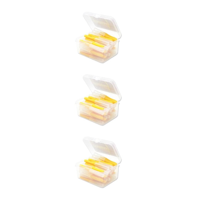 Vogacara 40 Uds. Cepillo interdental flexible Push-Pull cepillos de de plástico herramienta de higiene bucal de mano viaje doméstico Type1 NO1