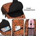 thumbnail image 4 of Sling Backpack,Halloween Icons Pattern Sling Bag with Water Bottle Holder,Waterproof Sling Bag for Men/Women with Headphone Jack for Hiking,Travel, 4 of 6