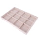 thumbnail image 5 of 2 Unids Velvet Jewelry Display Organizador Caja Bandeja Showcase Pendiente Holder Case, 5 of 9