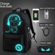 thumbnail image 1 of Mochila luminosa con toma de carga USB negra Sincero Electrónica, 1 of 1