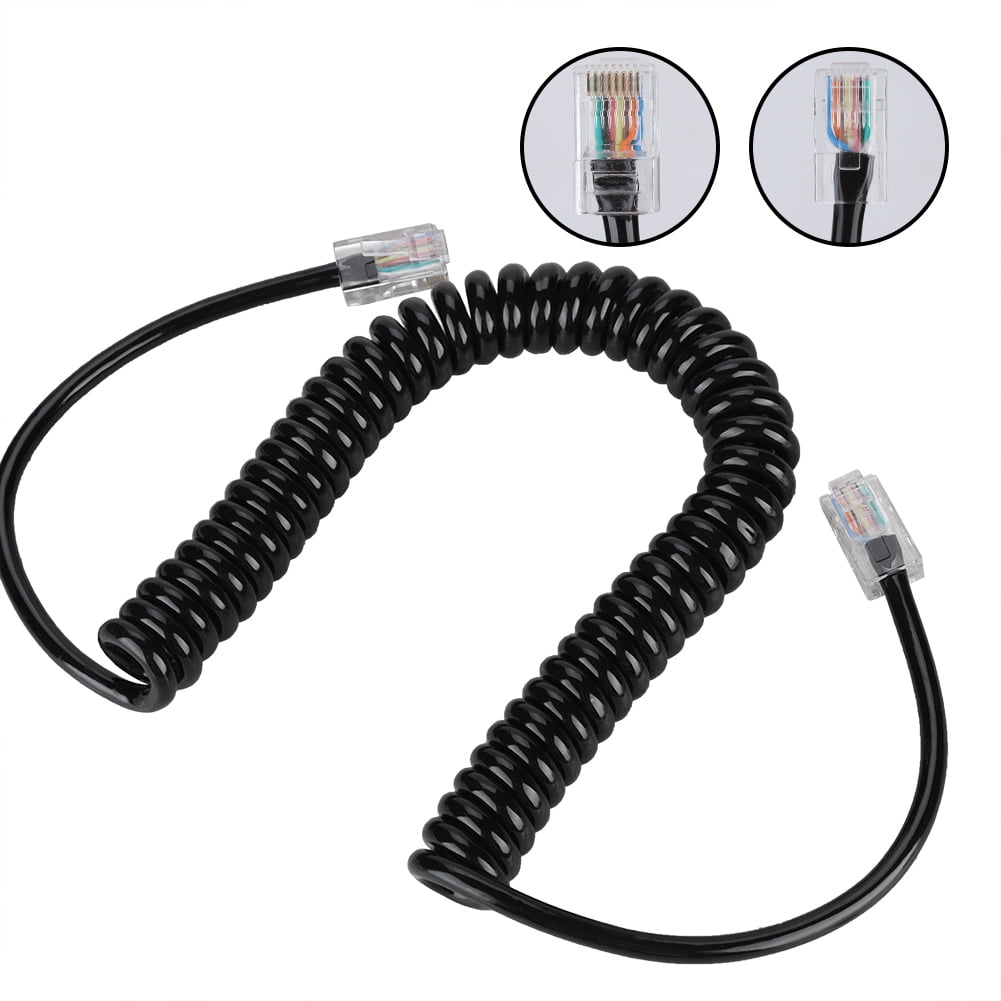 Coiled Mic Cord, Precise Design Thick Line Replace Microphone Cable For