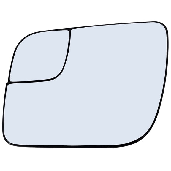 Rugged TUFF Driver Side Mirror Glass Replacement for 11-19 Ford Explorer, 13-21 Police Interceptor (Non-Heated)