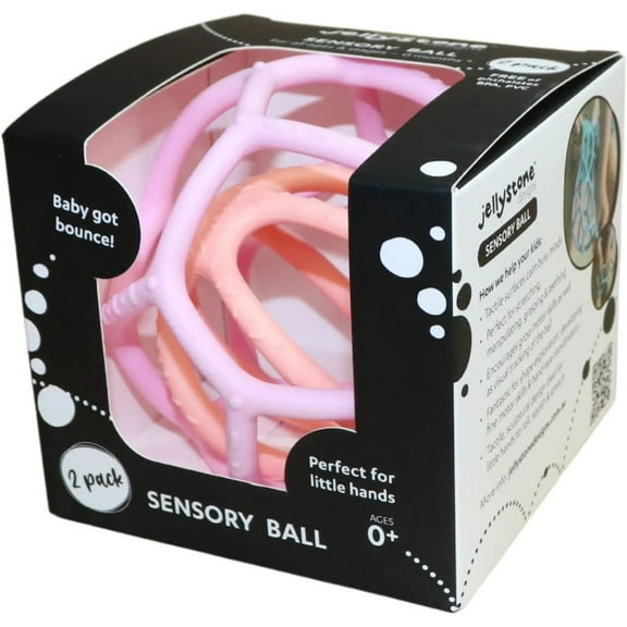 Jellystone Sensory Ball Set Pink / Peach