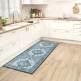 thumbnail image 6 of Boho Kitchen Rugs and Mats Set of 2 Washable Kitchen Mat for Floor Non Skid Cushioned Anti-Fatigue Comfort Standing Mat for Front of Sink Laundry Room Hallway Enteyway 17"x32" + 17"x48", 6 of 6