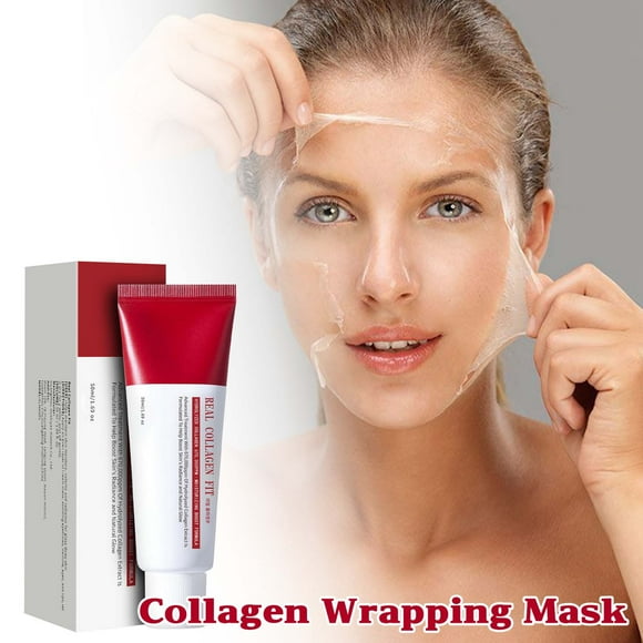 Real Collagen Fit Collagen Wrapping Collagen 670 000 Peel Off Facial For Elasticity Hydrating Glow Glass Skin Korean Skin Care 50ml