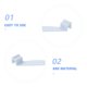 thumbnail image 3 of unbranded 8Ud Clips Para Almacenamiento Plástico Multiusos Para Cajas Organizadoras Apilables Con Resistente, 3 of 8