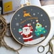 thumbnail image 5 of Decoraciones de Navidad para el Hogar Dibujos Animados de Navidad Bordado Inglés Diy Material Embalaje Redondo Bordado Lus Decoración de la Sala de Estar Colgante Decoraciones Del Hogar para la Sala D, 5 of 6