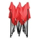 thumbnail image 3 of Carpa 3x3 m Jardimanía, Toldo Antisombra Plegable y Portátil rojo, 3 of 4