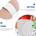 thumbnail image 4 of DIY Slap Bracelets for Party Favor Bulk Kids Toys Blank Papa Circle White Pvc Child 24 Pcs, 4 of 6
