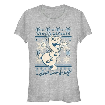 Frozen Juniors' Christmas Warm Hugs T-Shirt