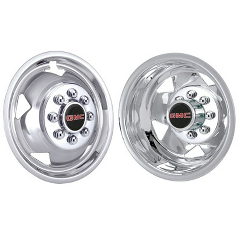 2011 THRU 2019 GMC 3500 DUALLY WHEEL SIMULATORS SET 17" BOLT ON